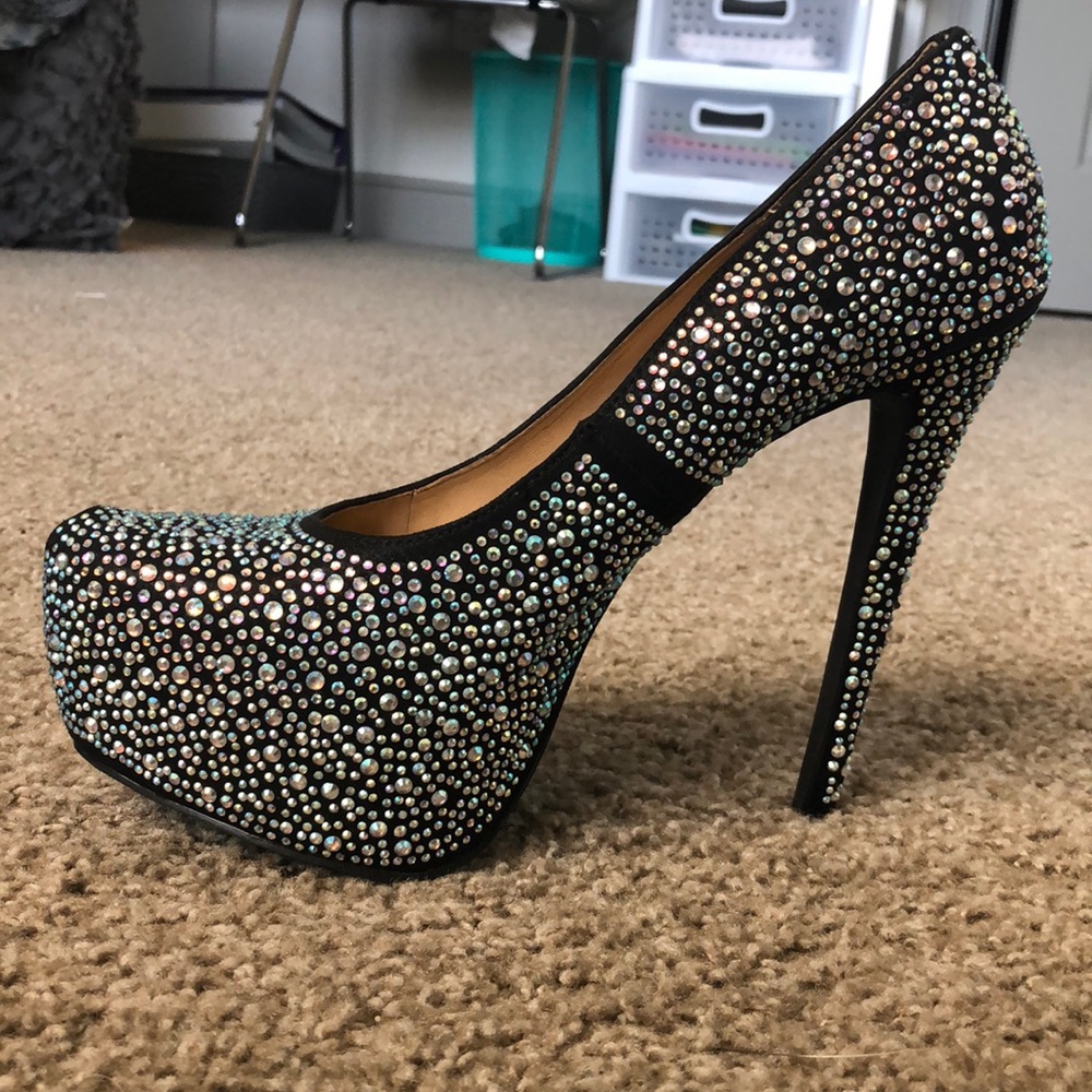 Jeweled heels